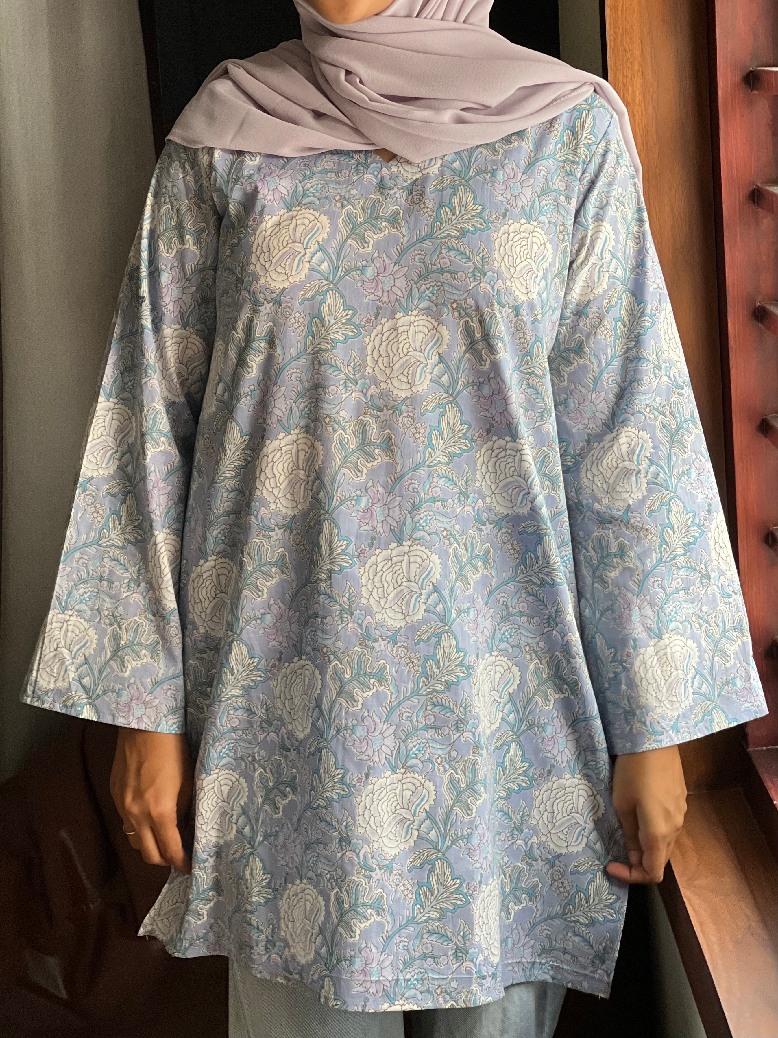 Meher Sky Knee Length Kurti