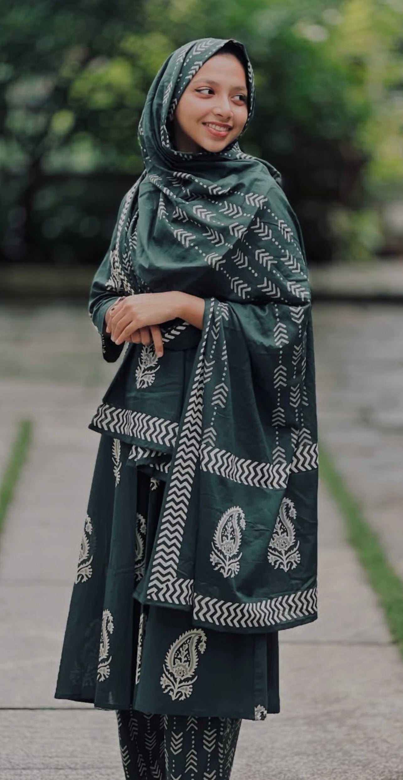 Bottle Green 3 piece Set