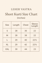 Mustard Alia Short Kurti