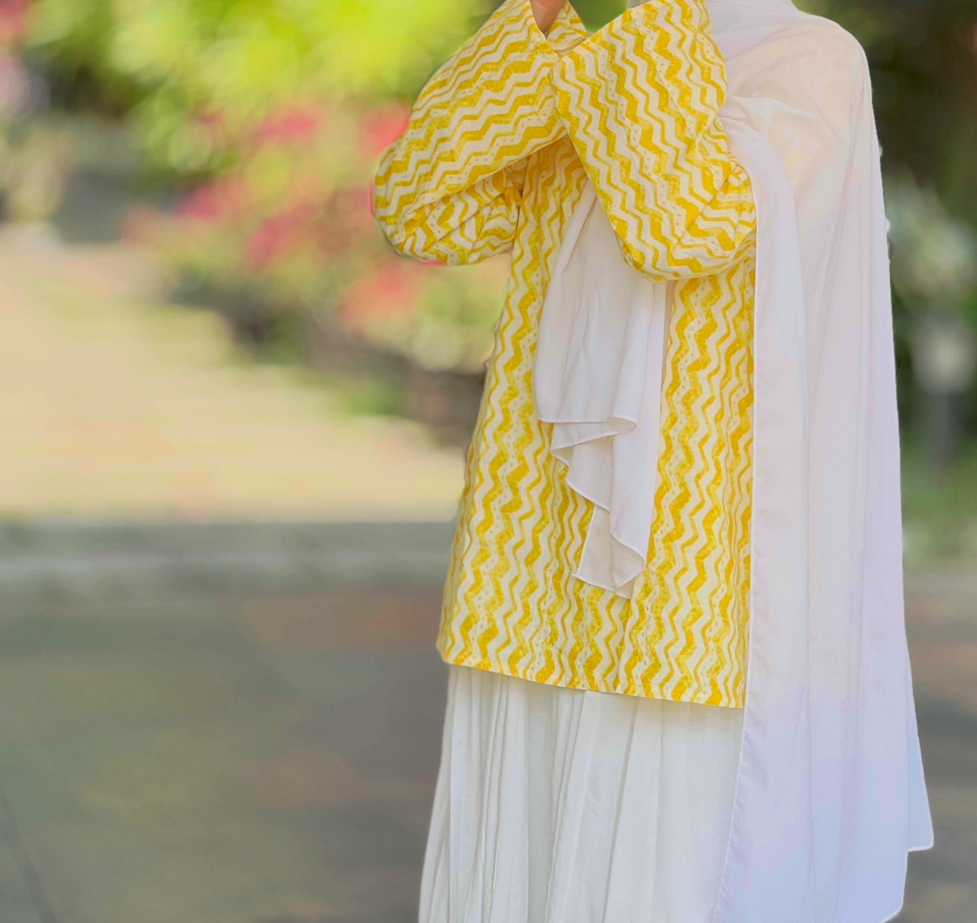 Yellow Short Kurti