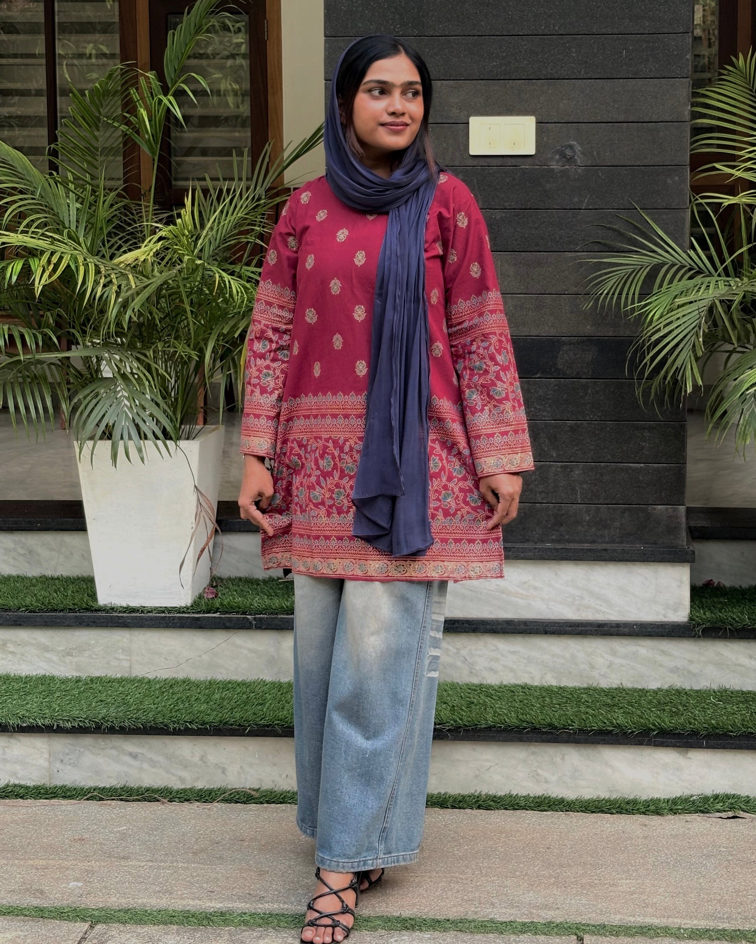 Ruby Knee Kurti