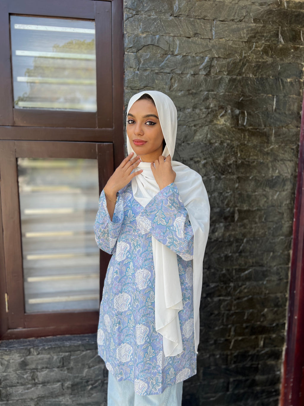 Meher Sky Short Kurti