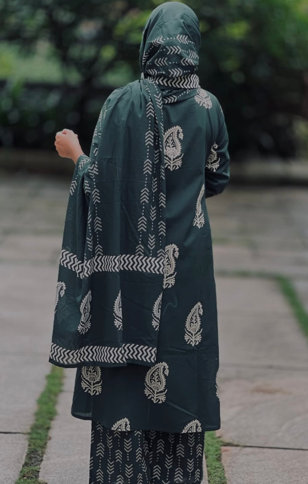 Bottle Green 3 piece Set