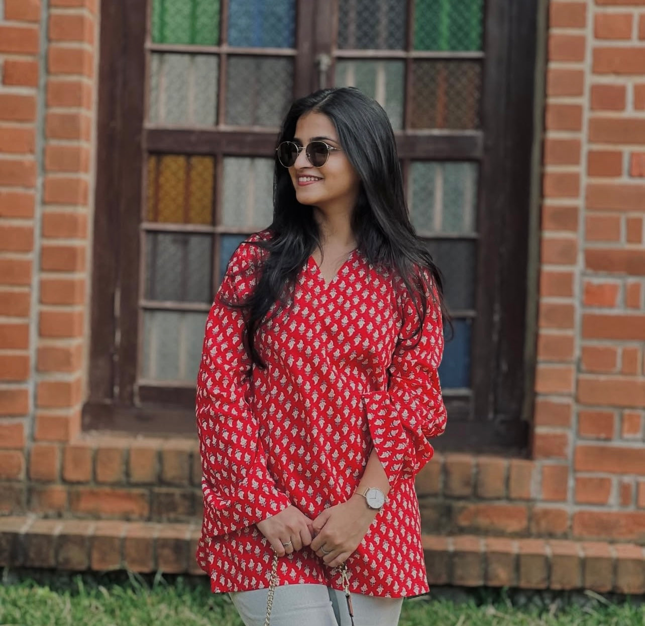 Red Short Kurti