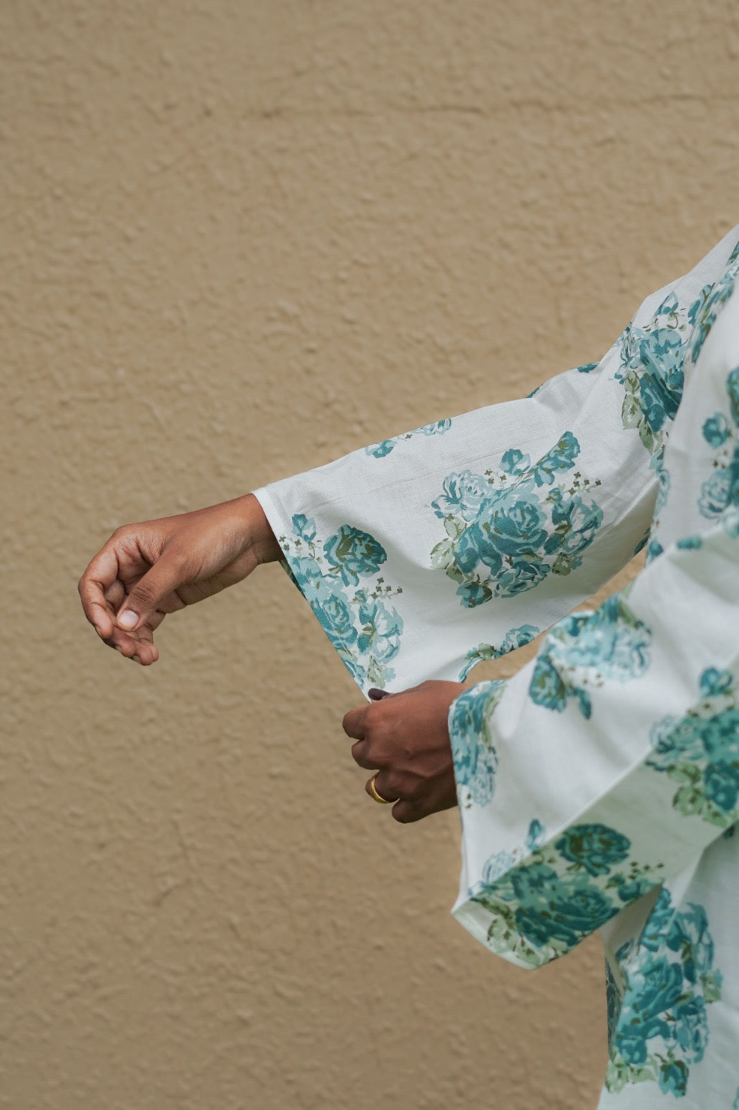 Aqua Blue Short Kurti