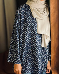 Indigo Dot Short Kurti