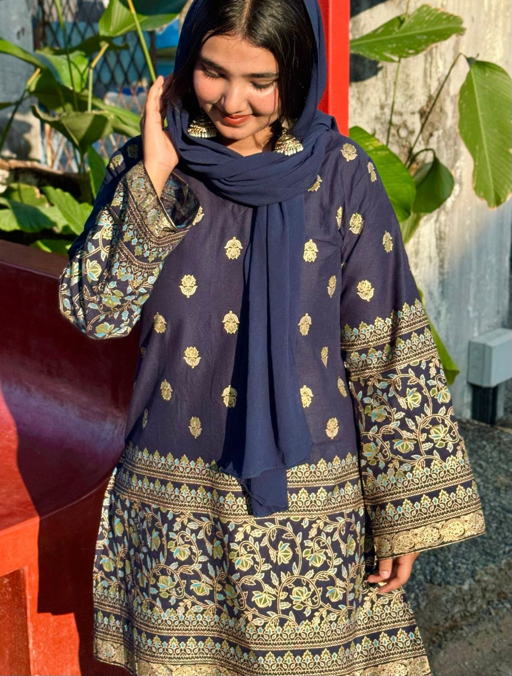 Sapphire Shine Knee Length Kurti