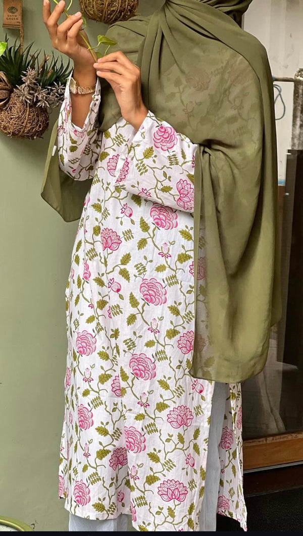 Gulbahar Vana Long Kurti
