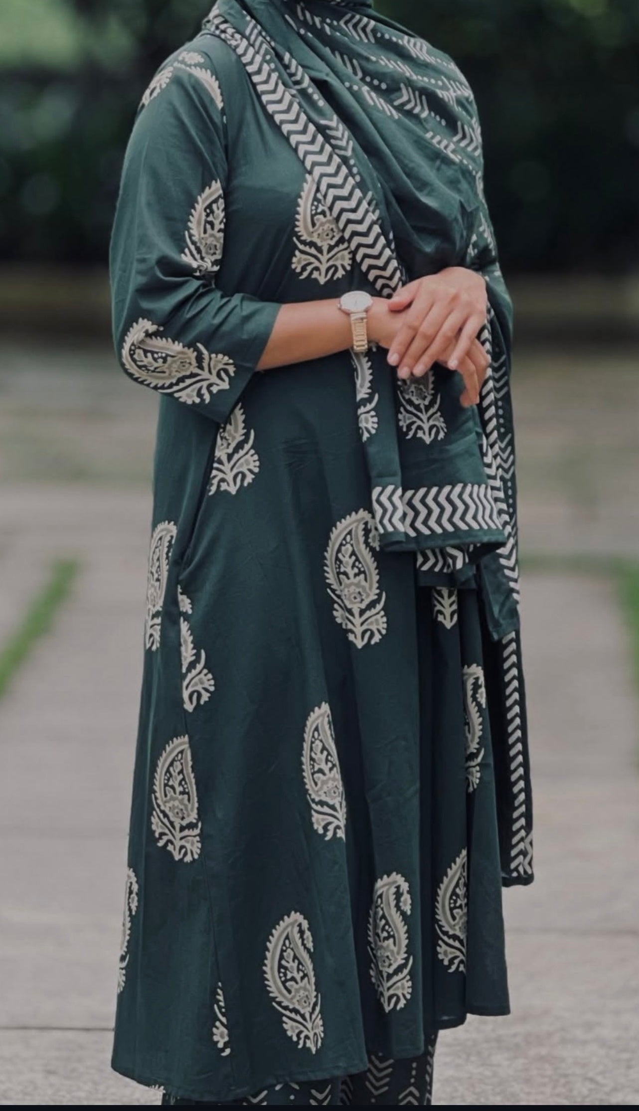 Bottle Green 3 piece Set