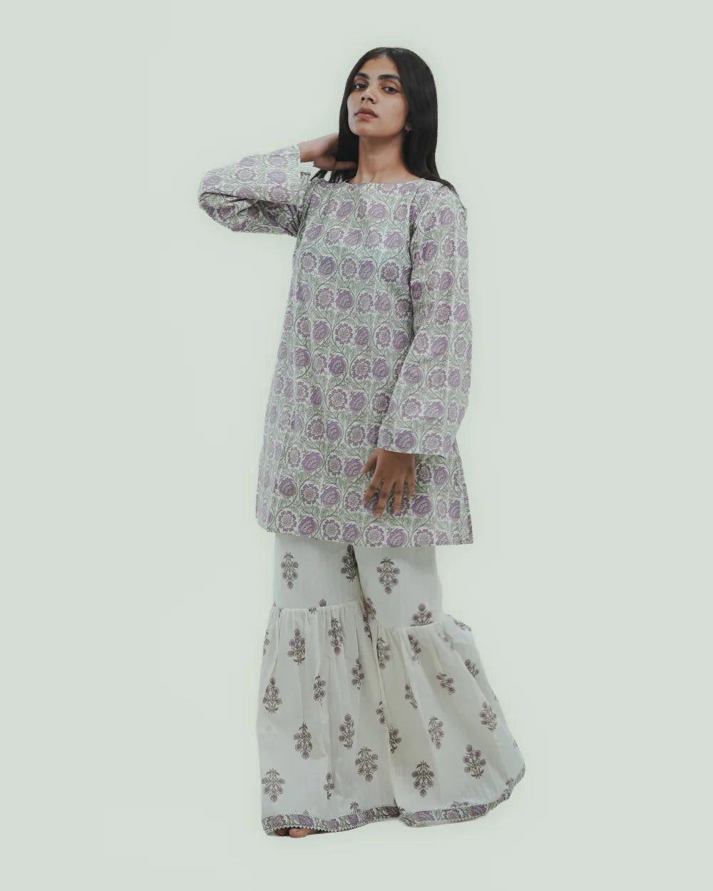 Aafreen Lavender Mist Co-ord Set