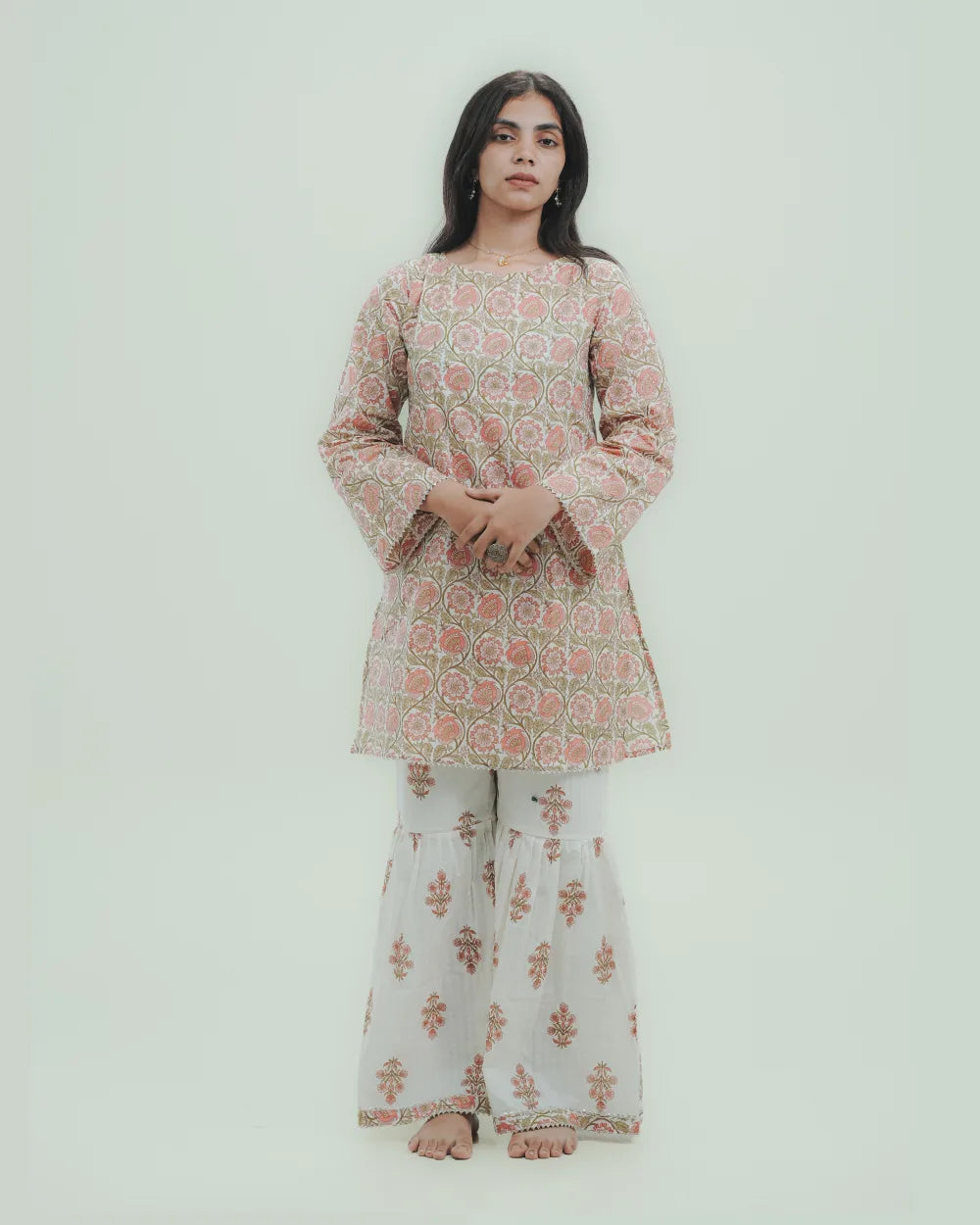 Aafreen Peach Blush Co-ord Set