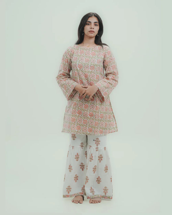 Aafreen Peach Blush Co-ord Set