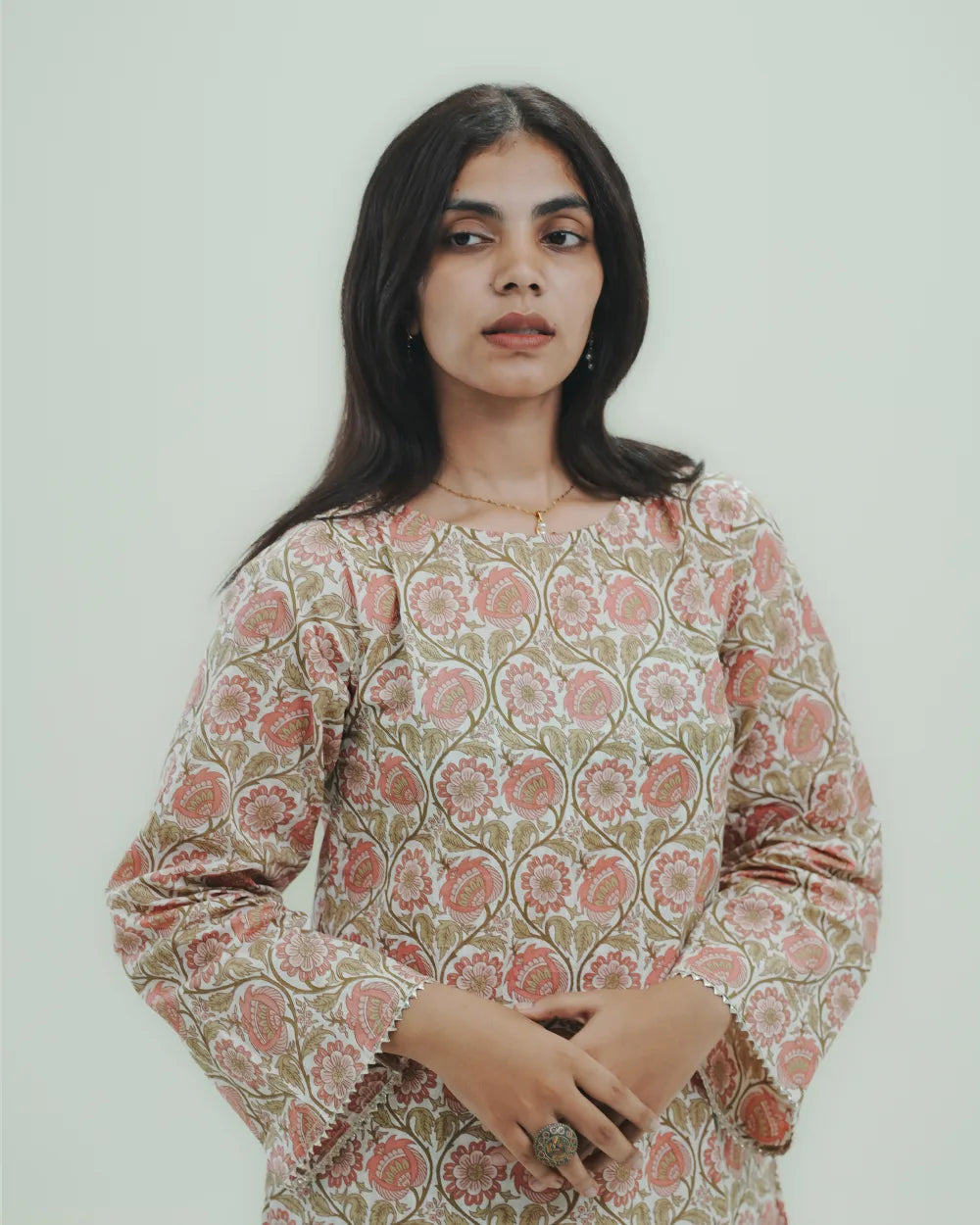 Aafreen Peach Blush Co-ord Set