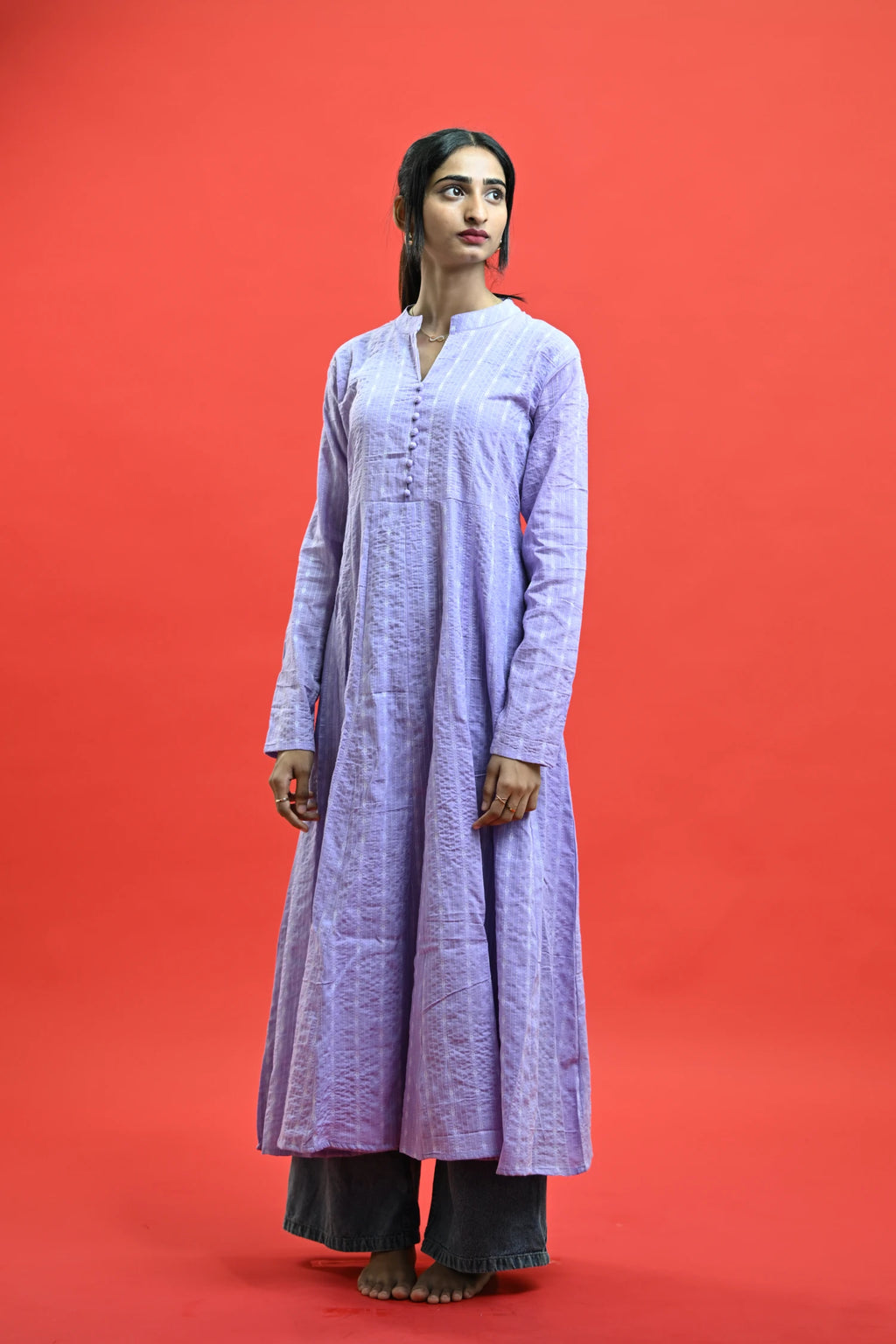Amara Lavender Long Kurti