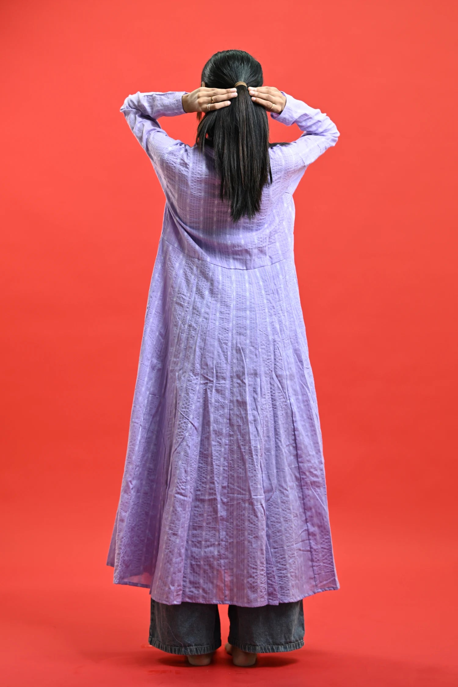 Amara Lavender Long Kurti