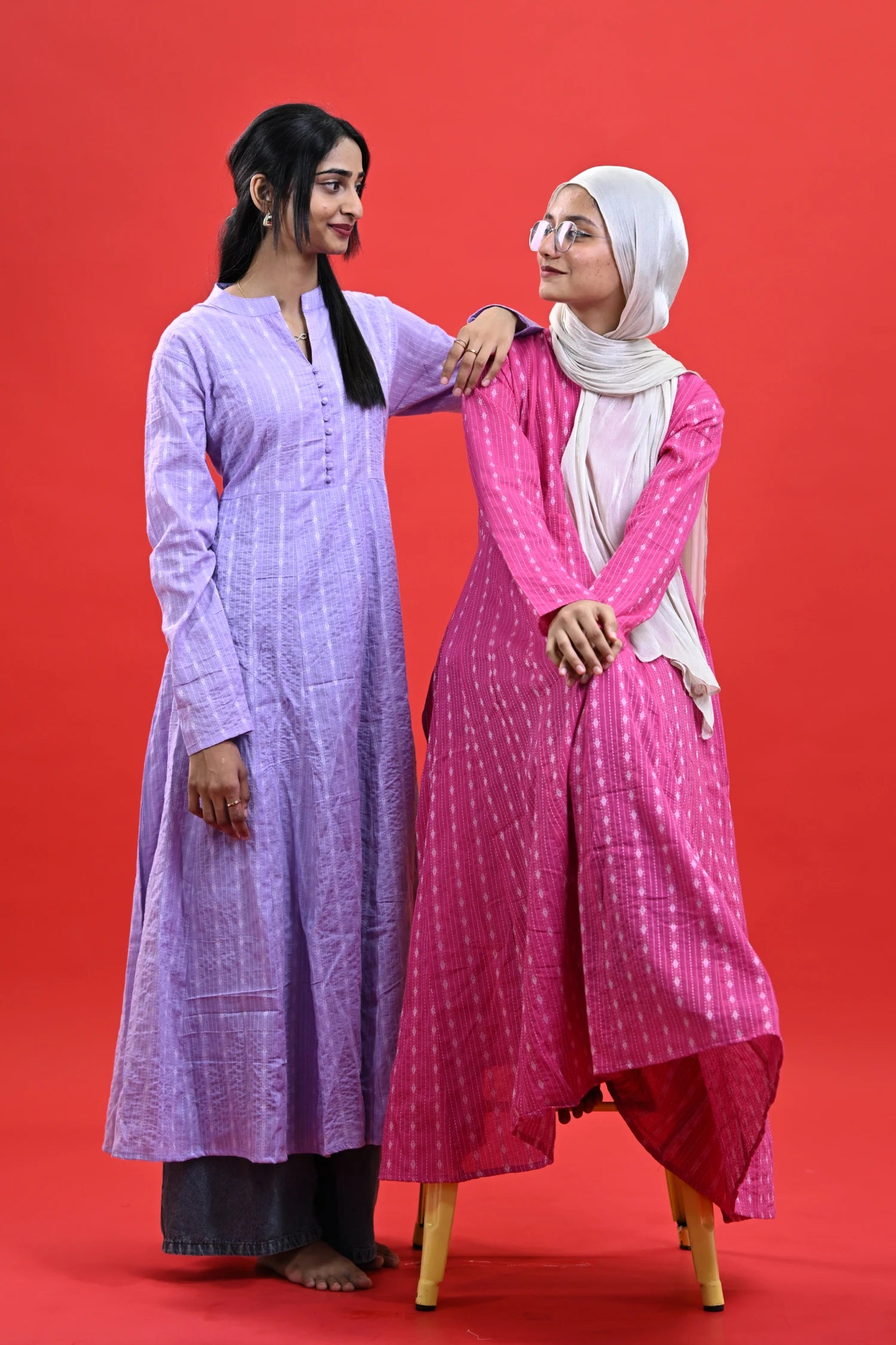 Amara Lavender Long Kurti
