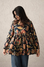 Arohi Garden Flared Short Kurti