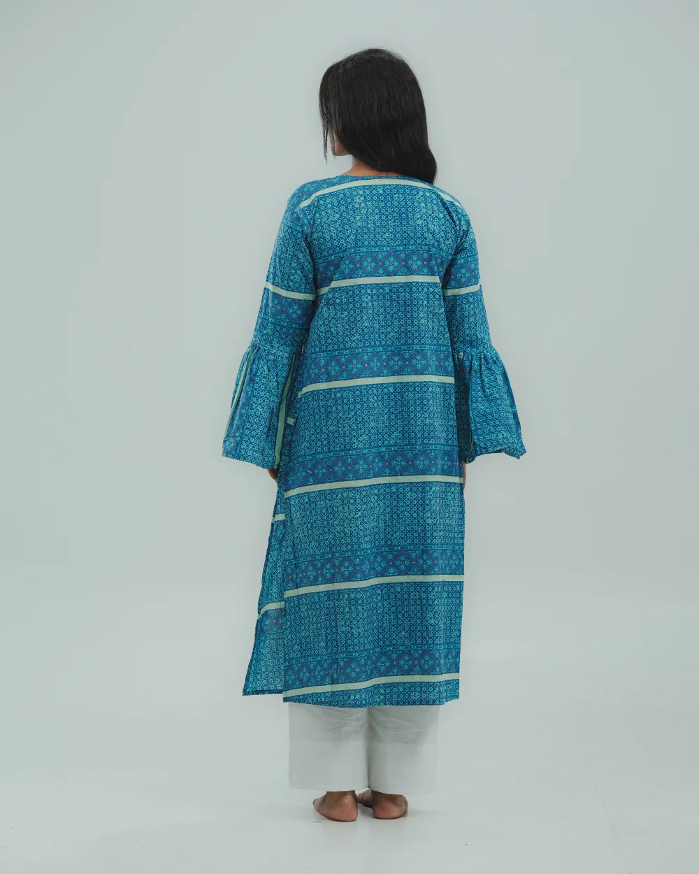 Azure Muse Long Kurti