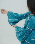 Azure Muse Long Kurti