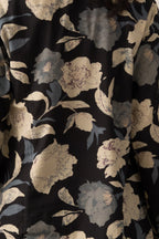 Black Garden Short Kurti