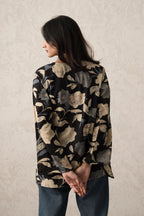 Black Garden Short Kurti