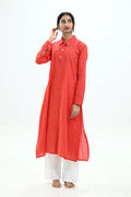 Coral Red Long Shirt