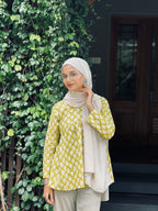 Mustard Alia Short Kurti