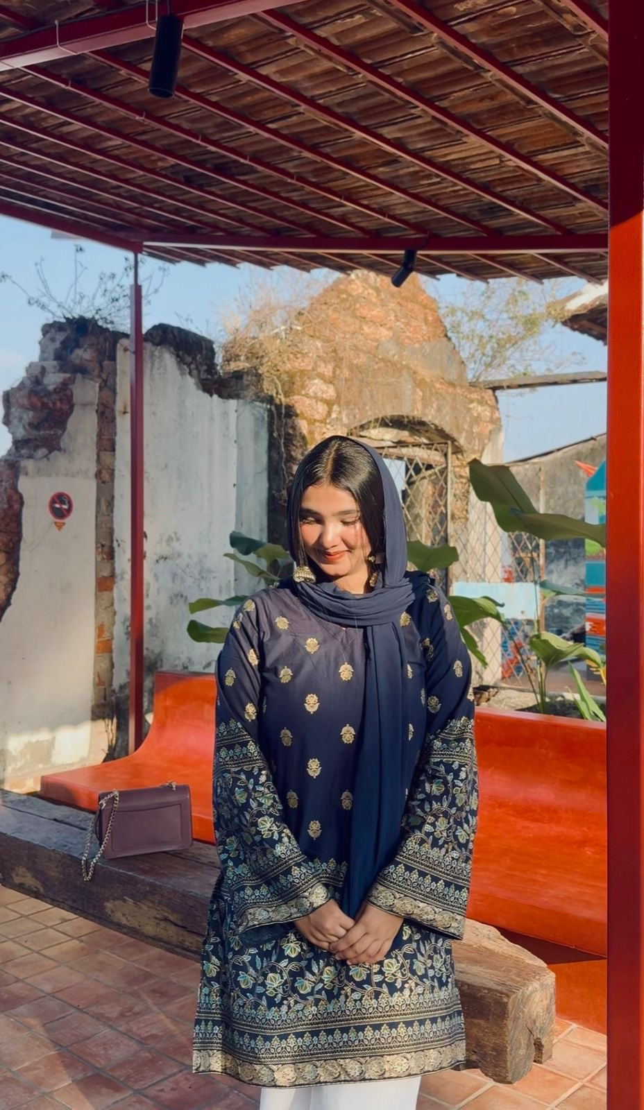 Sapphire Shine Knee Length Kurti