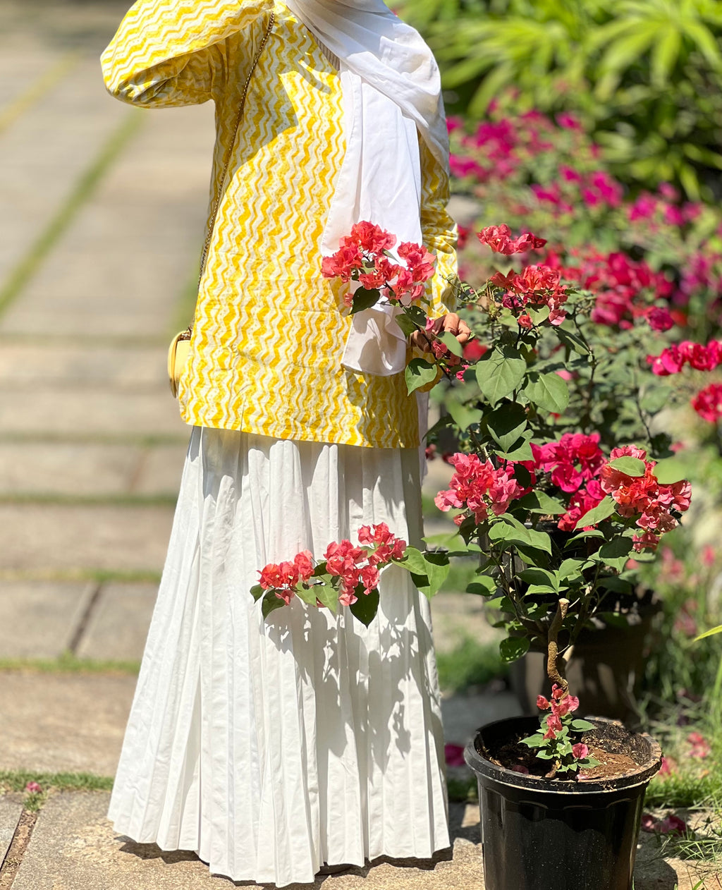 Yellow Short Kurti