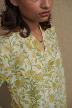 Haldi Baagh Long Kurti