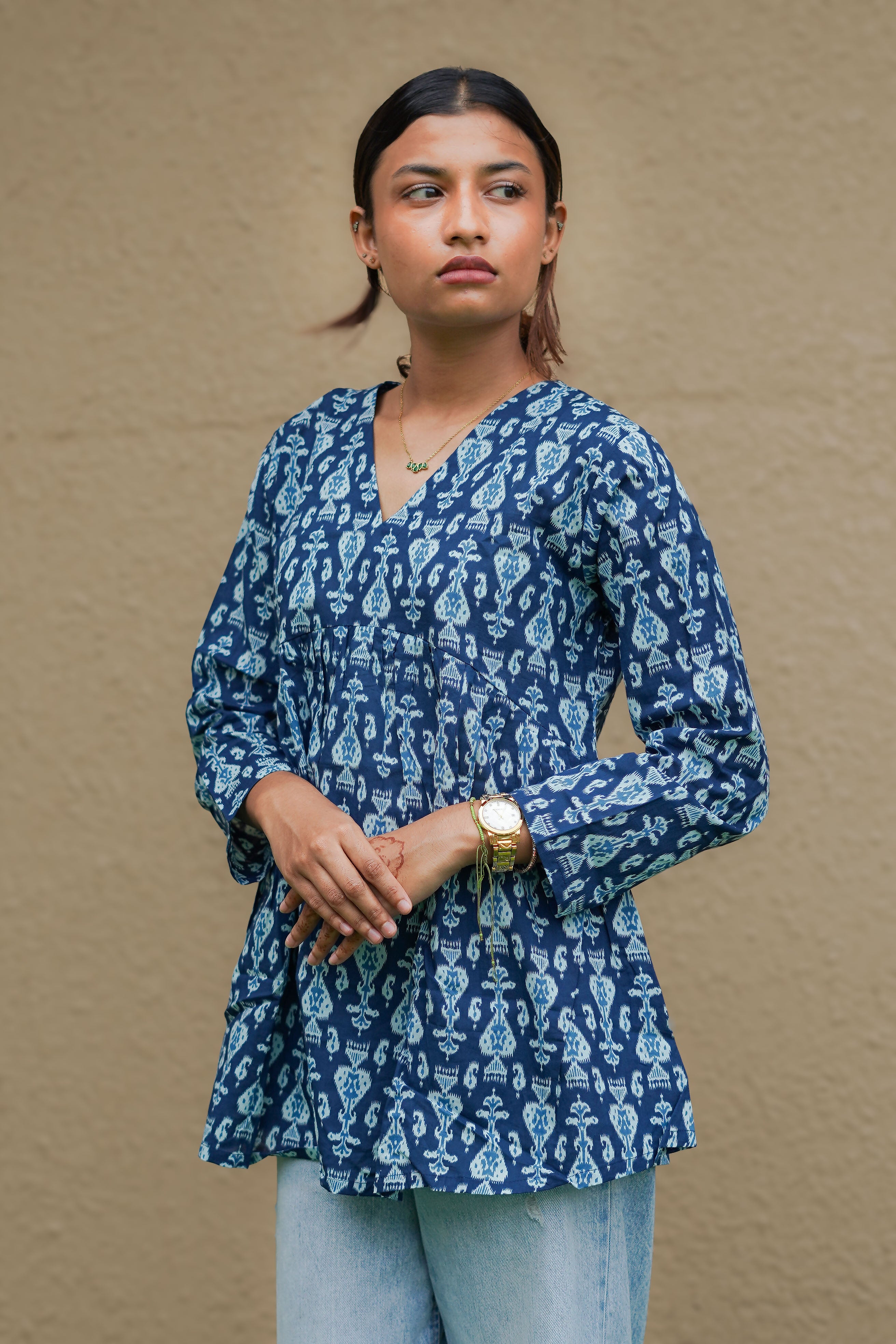 Midnight Muse Flared Kurti
