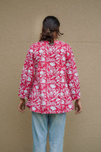 Rose Bloom Flared Kurti