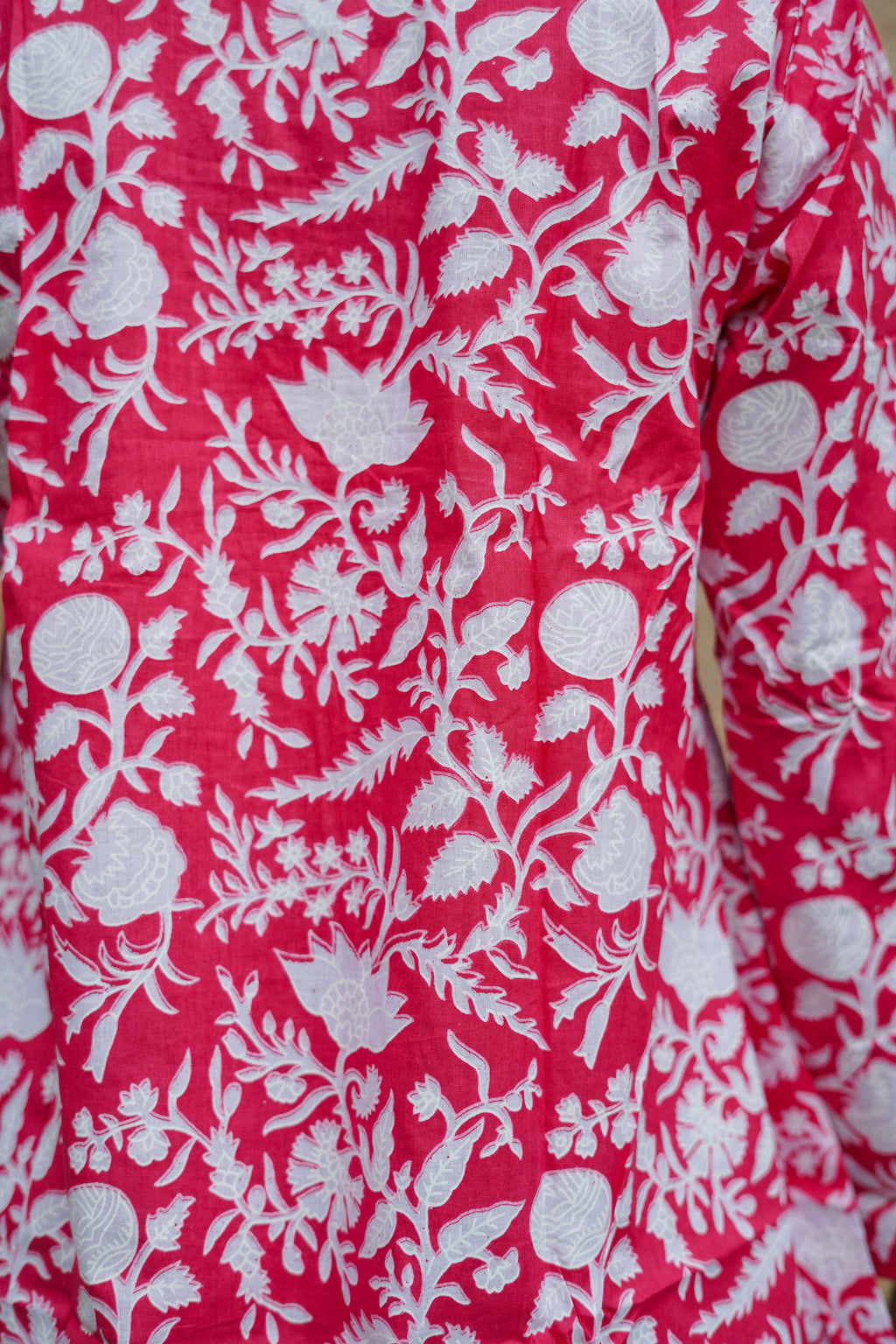 Rose Bloom Flared Kurti