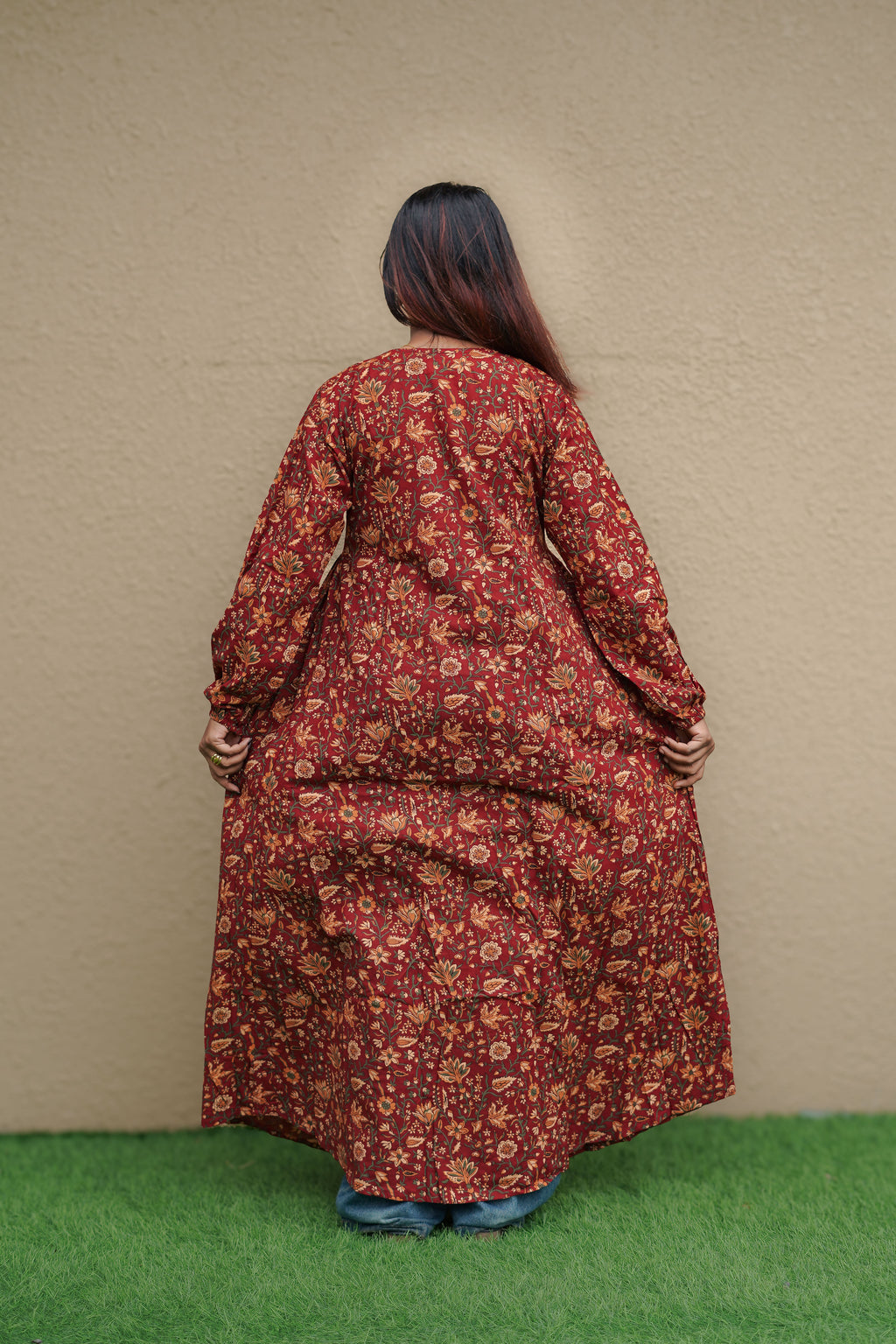 Autumn Rouge Maxi dress