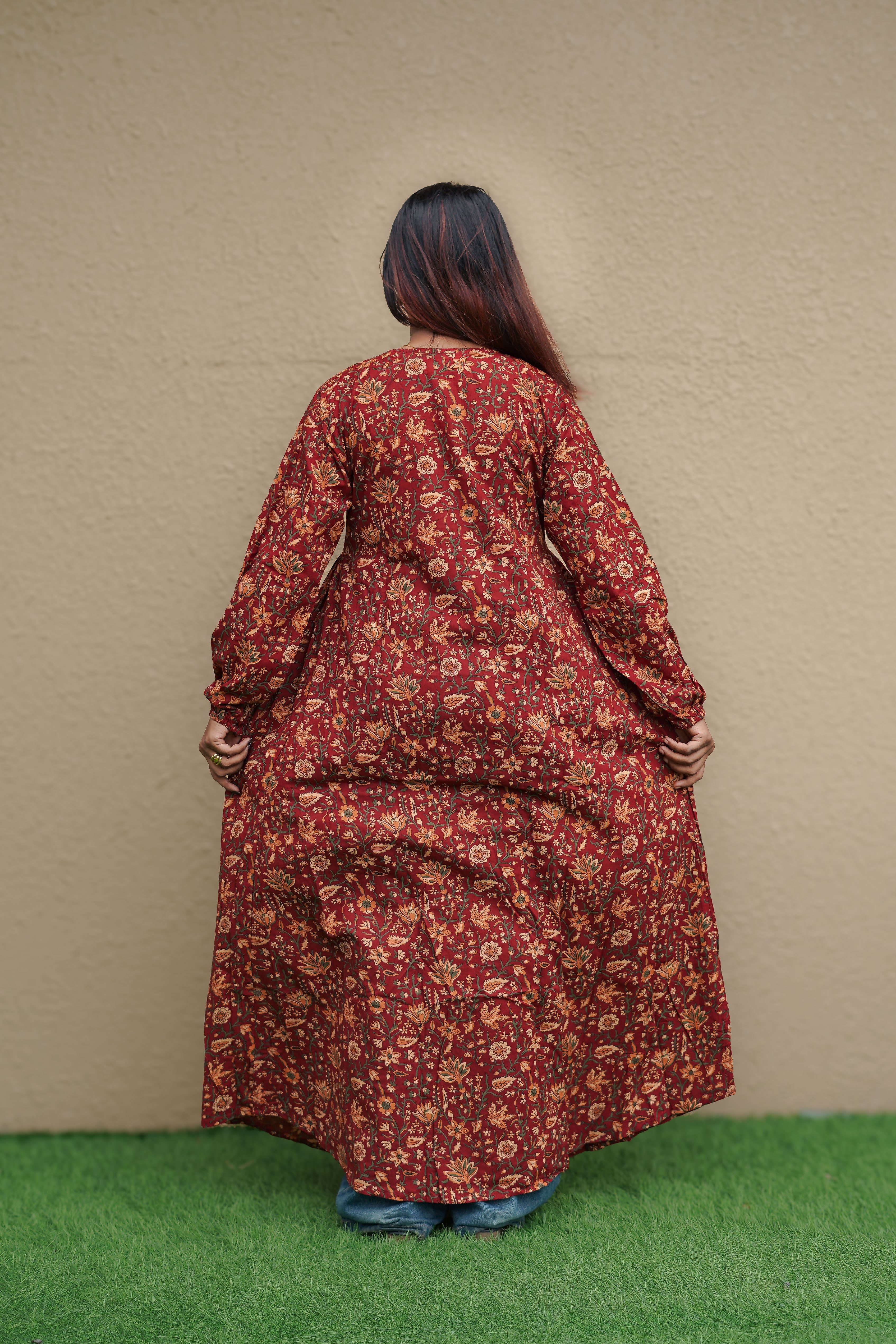 Autumn Rouge Maxi dress