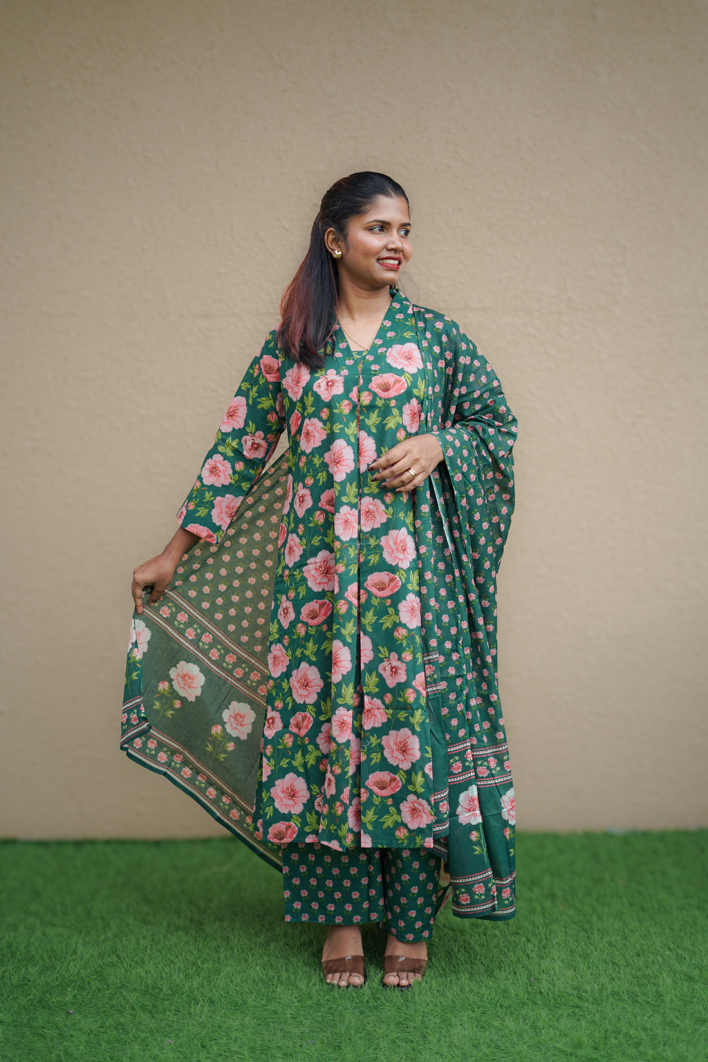 Emerald Blossom 3 piece Set