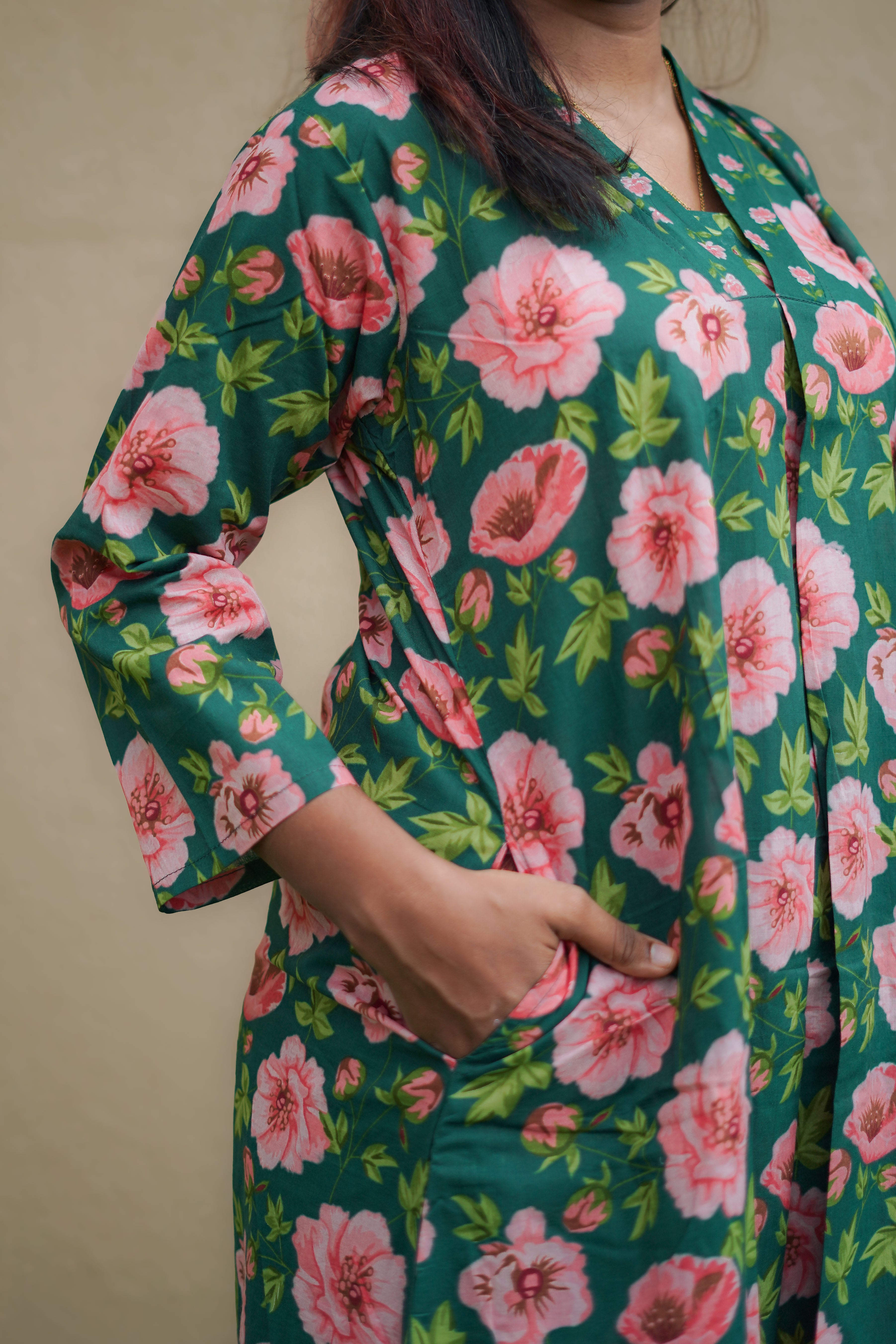 Emerald Blossom 3 piece Set