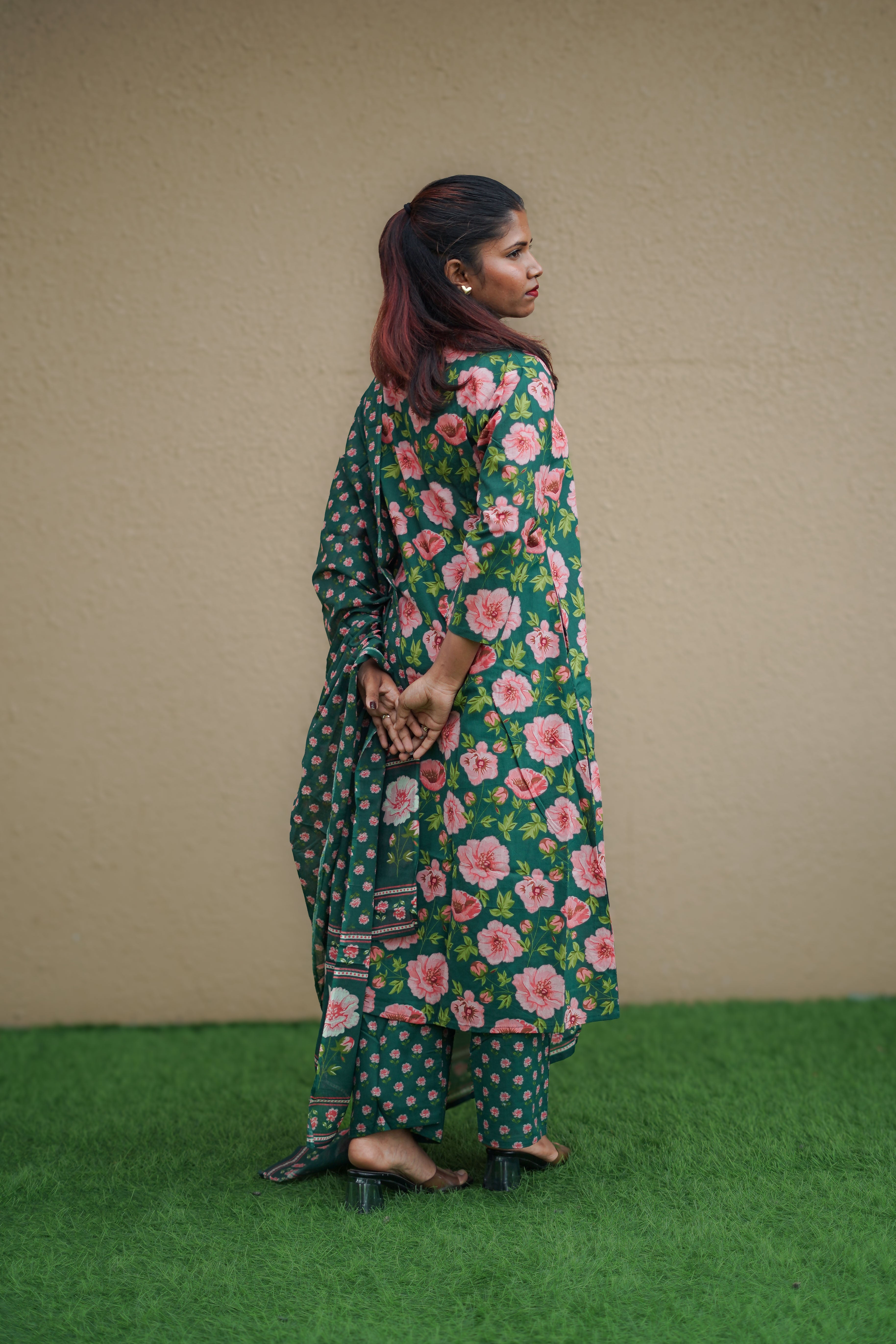 Emerald Blossom 3 piece Set