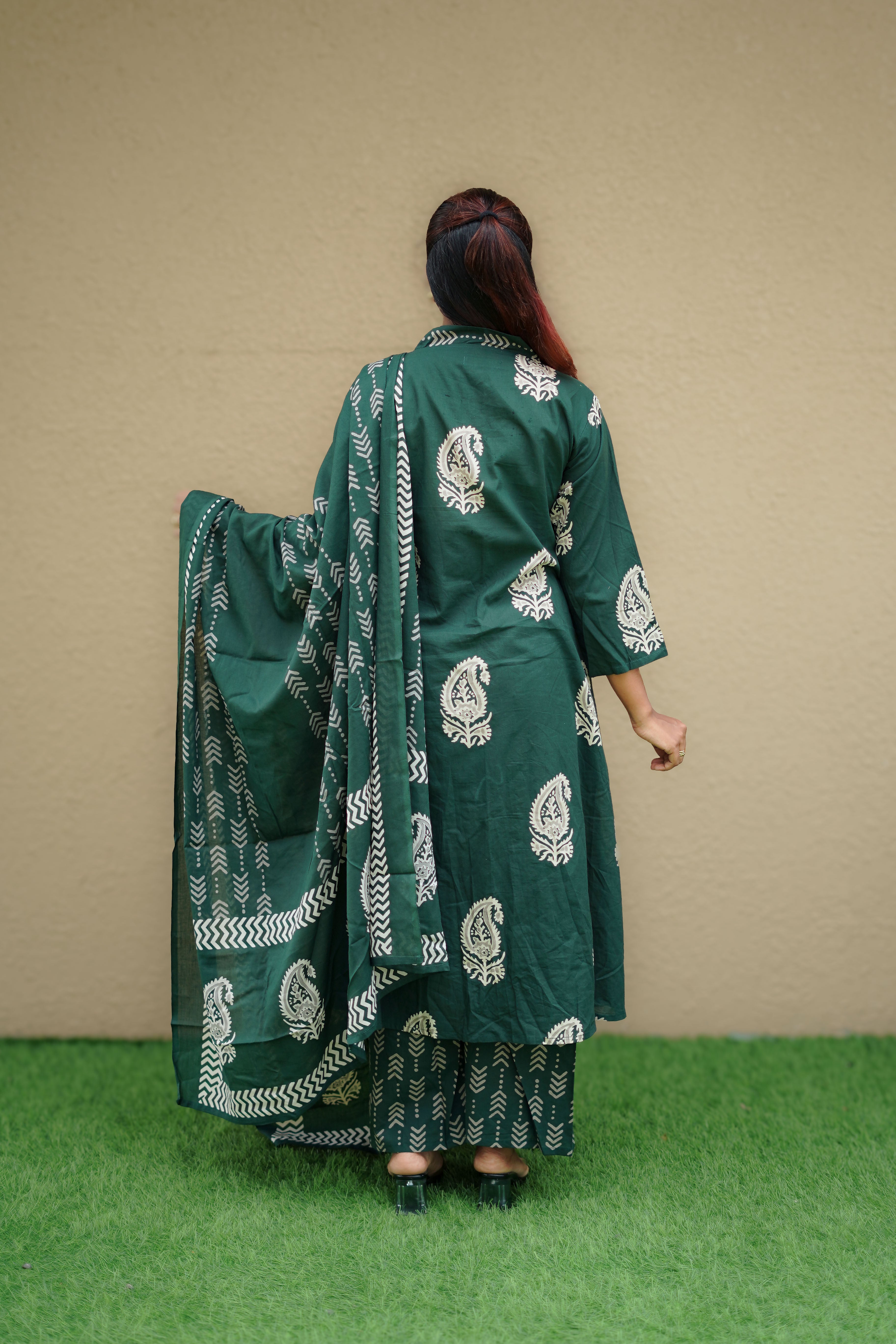 Green 3 piece set