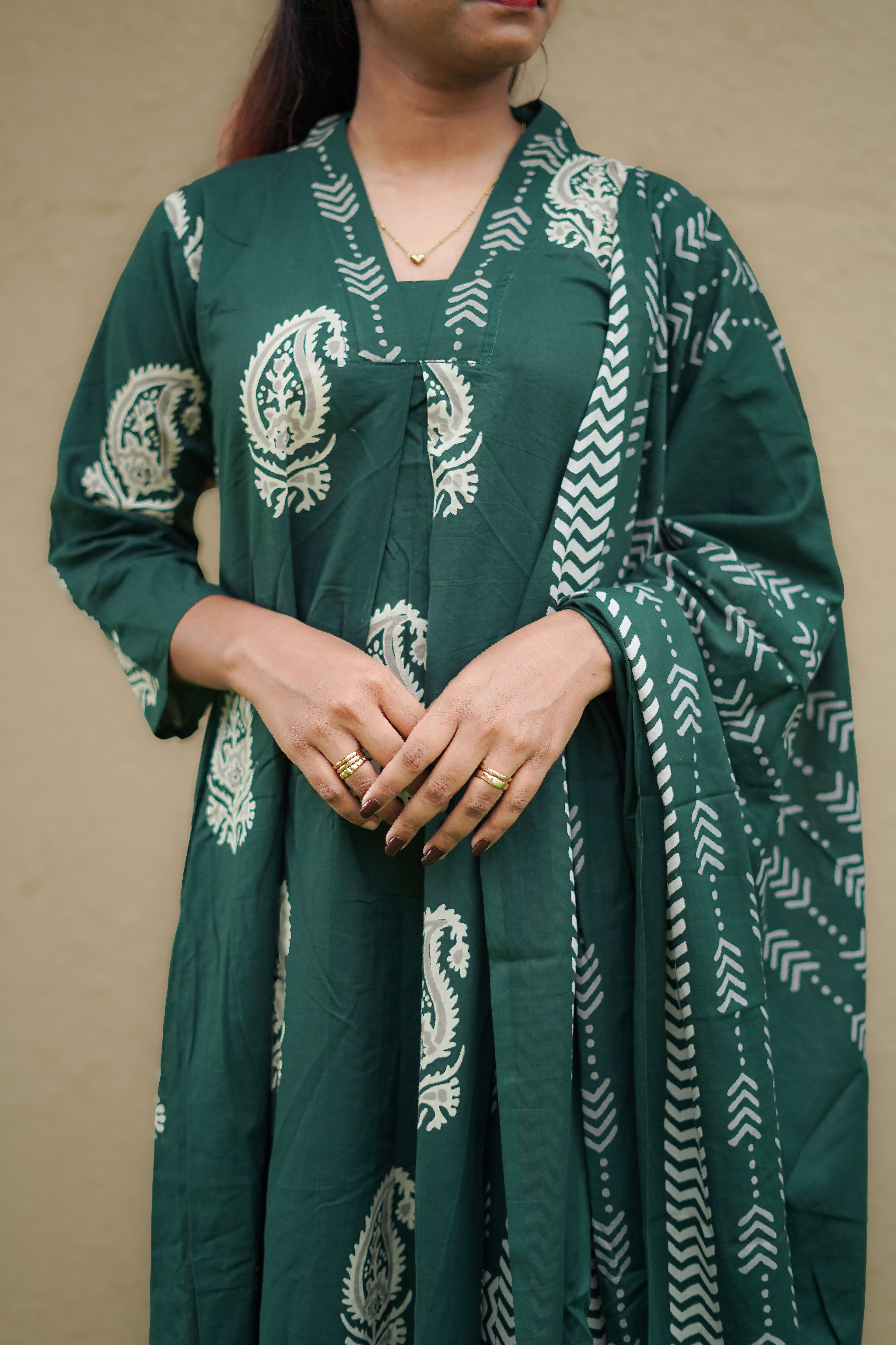 Green 3 piece set