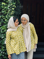 Mustard Alia Short Kurti