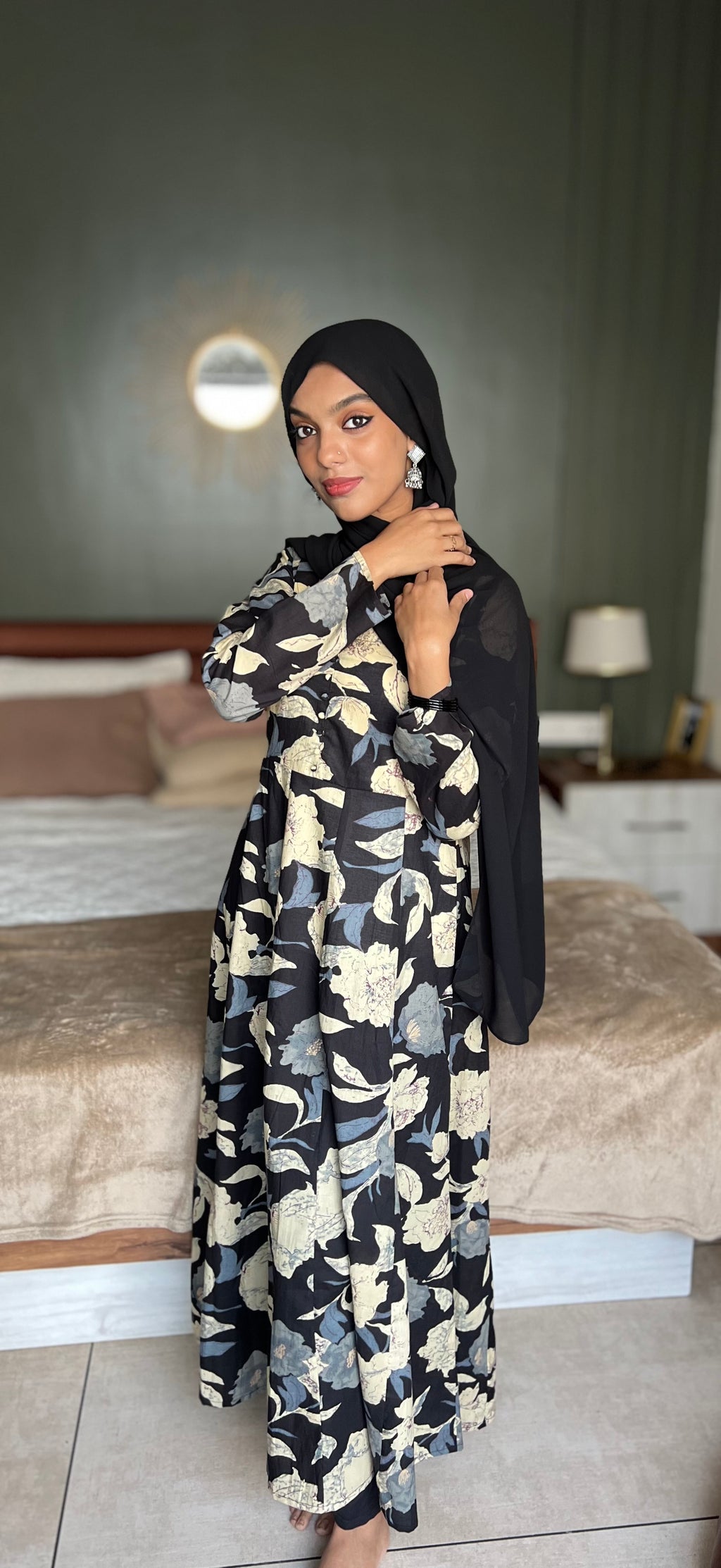 Black Garden Long kurti