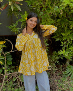 Yellow Alia kurti