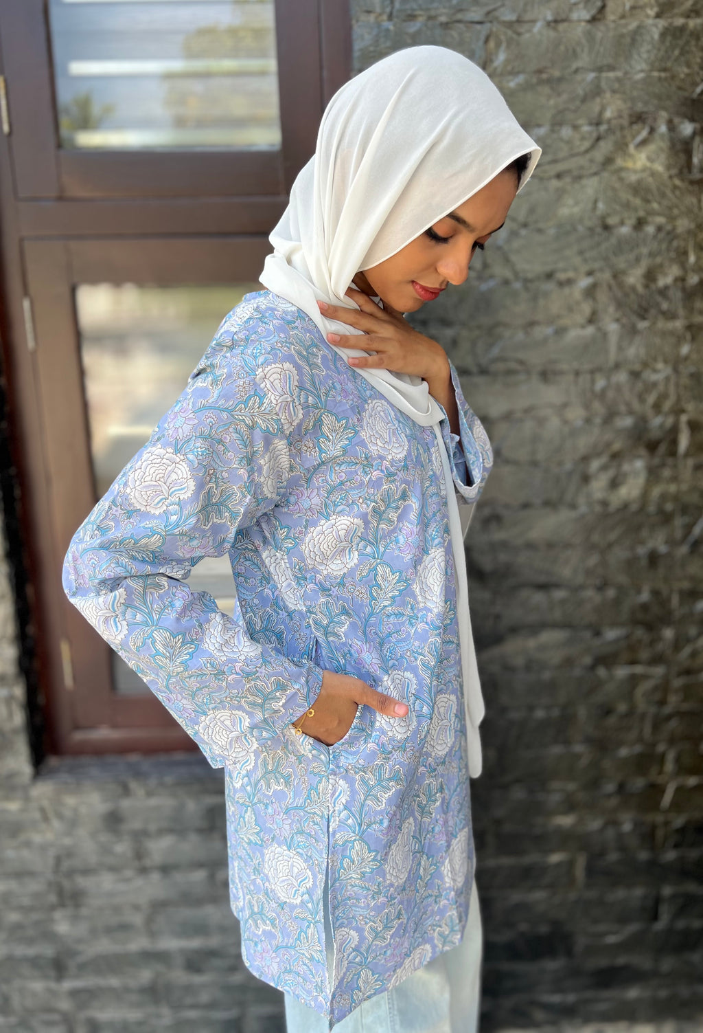 Meher Sky Short Kurti