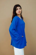 Fiza Blue Corset Kurti