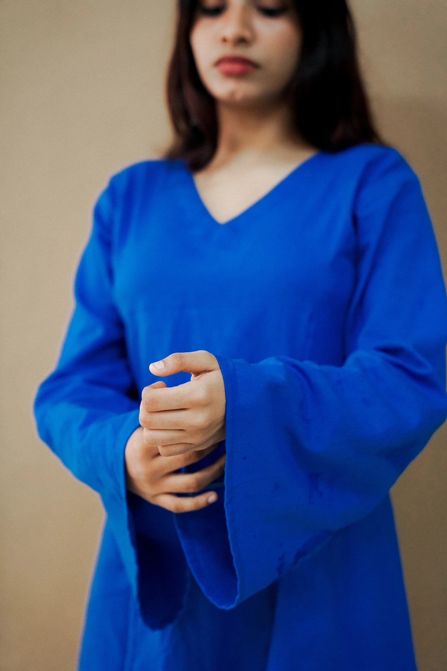 Fiza Blue Corset Kurti