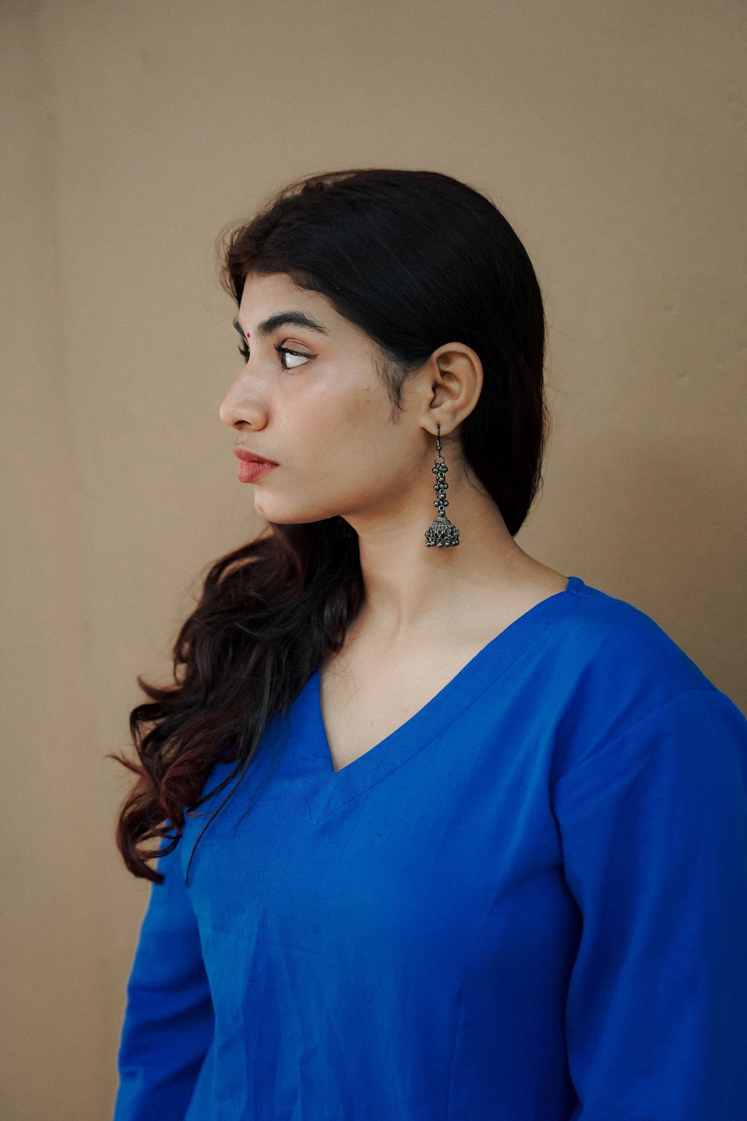 Fiza Blue Corset Kurti