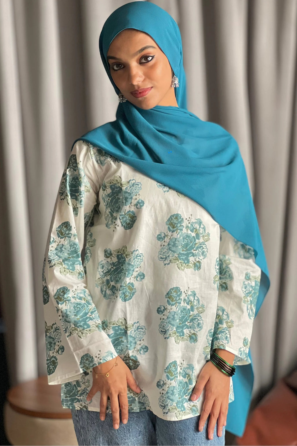 Floral Short Kurti