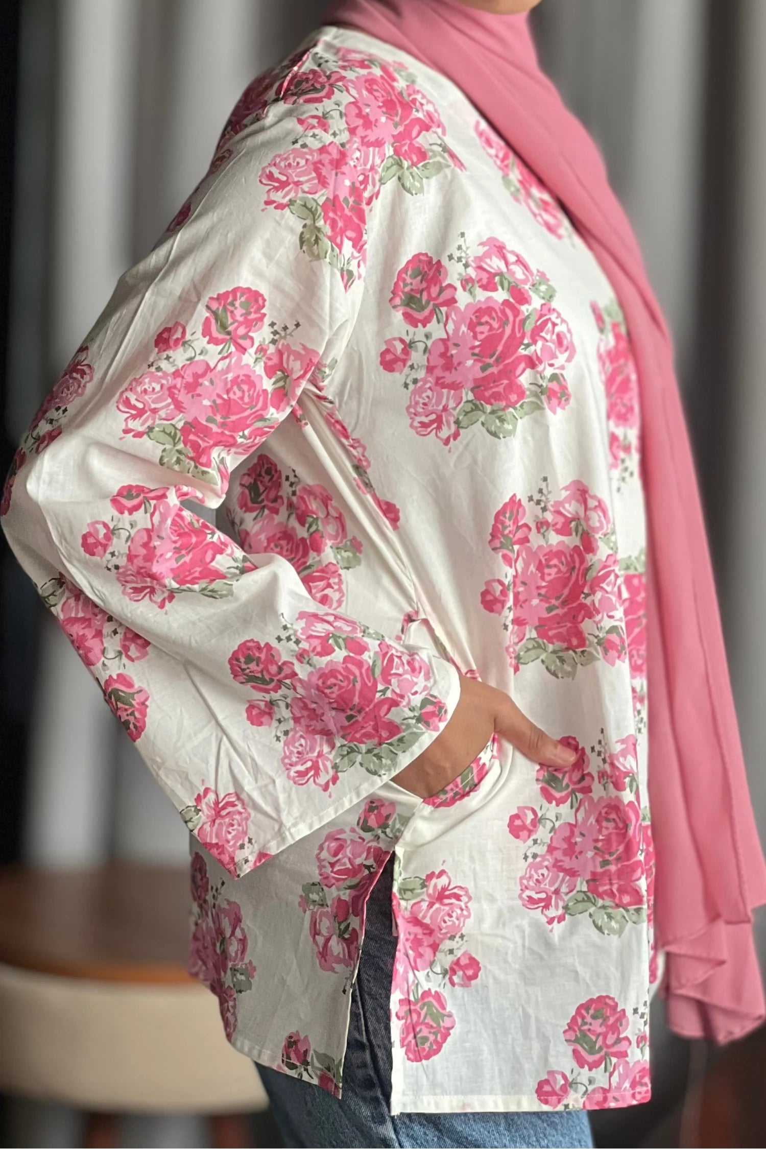 Floral Short Kurti