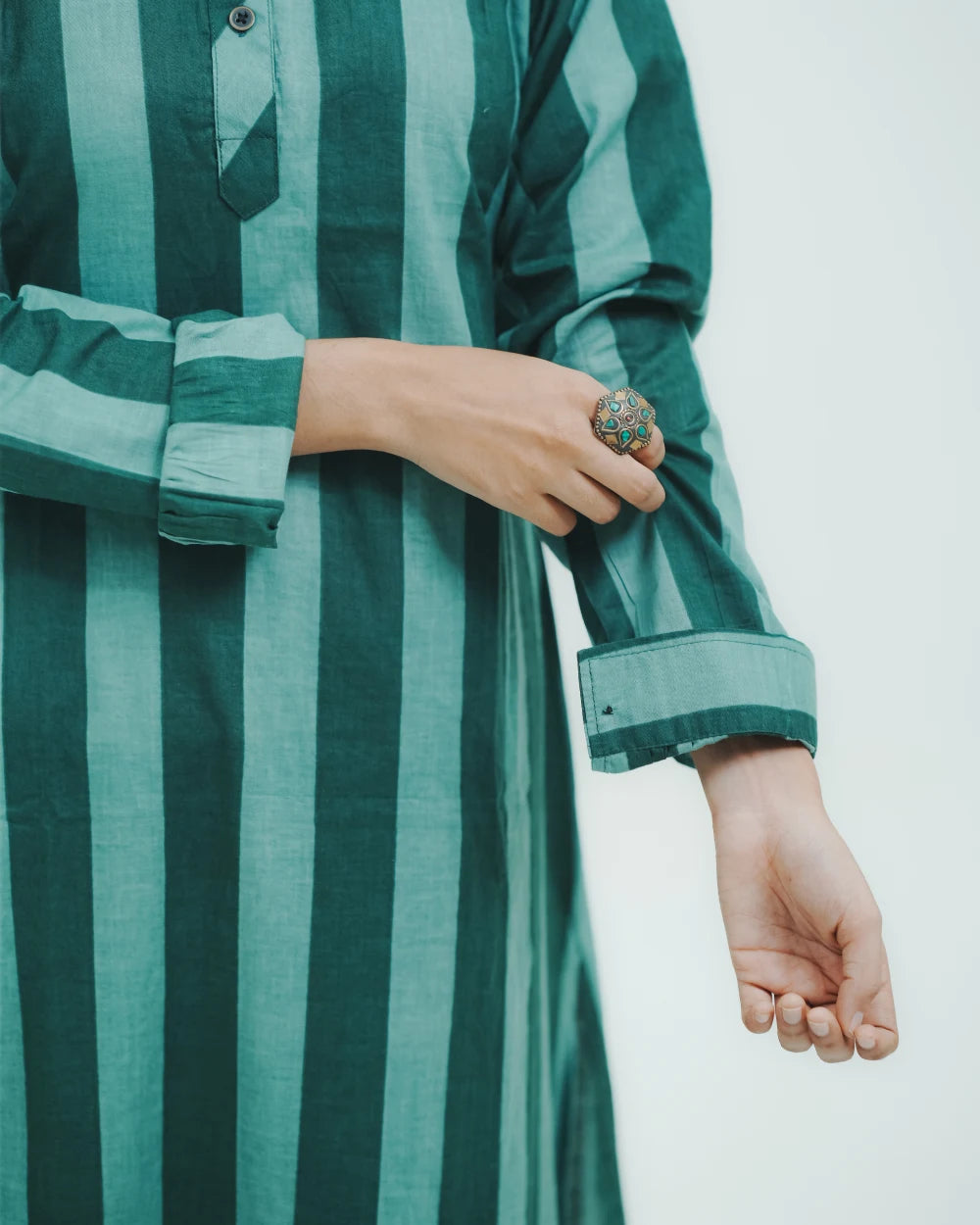 Forest Stripe Cord Set